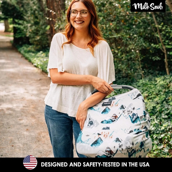 Milk Snob Original 5-in-1 Cover - Added Privacy for Breastfeeding, Baby Car Seat - Picture 5 of 6